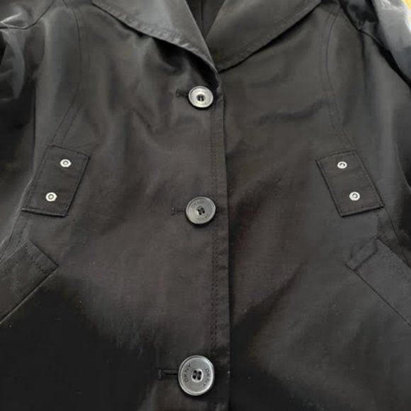 DKNY Black Dress Coat - Picture 2 of 9